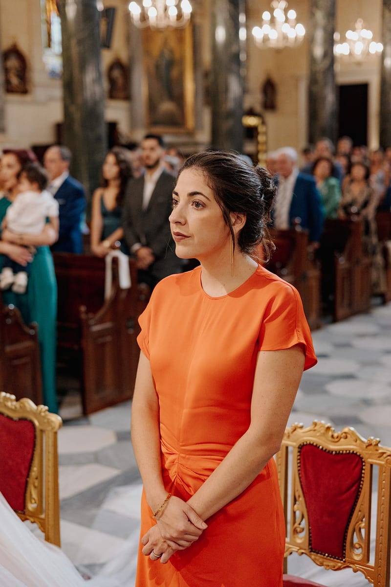 Ceremony at St Dennis Catholic Church Cathedral in Athens