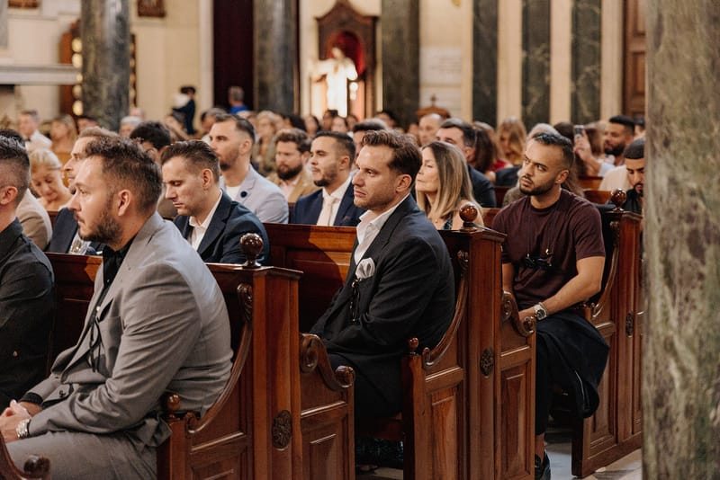 Ceremony at St Dennis Catholic Church Cathedral in Athens