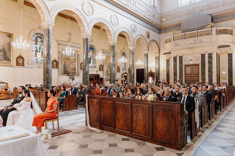 Ceremony at St Dennis Catholic Church Cathedral in Athens
