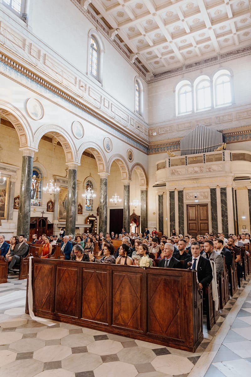 Ceremony at St Dennis Catholic Church Cathedral in Athens