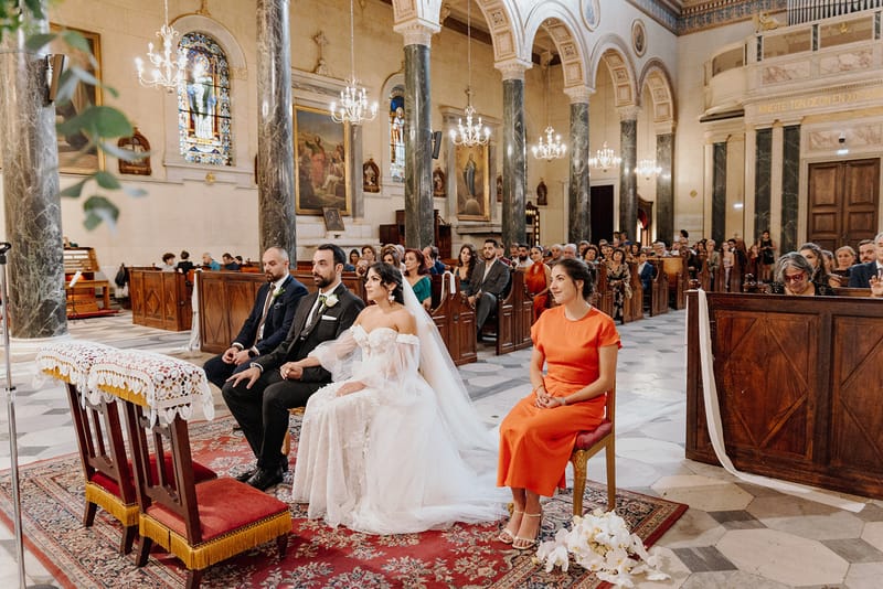 Ceremony at St Dennis Catholic Church Cathedral in Athens