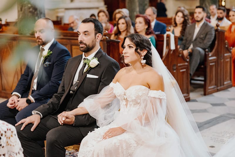 Ceremony at St Dennis Catholic Church Cathedral in Athens