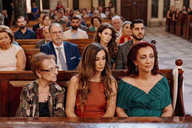Ceremony at St Dennis Catholic Church Cathedral in Athens
