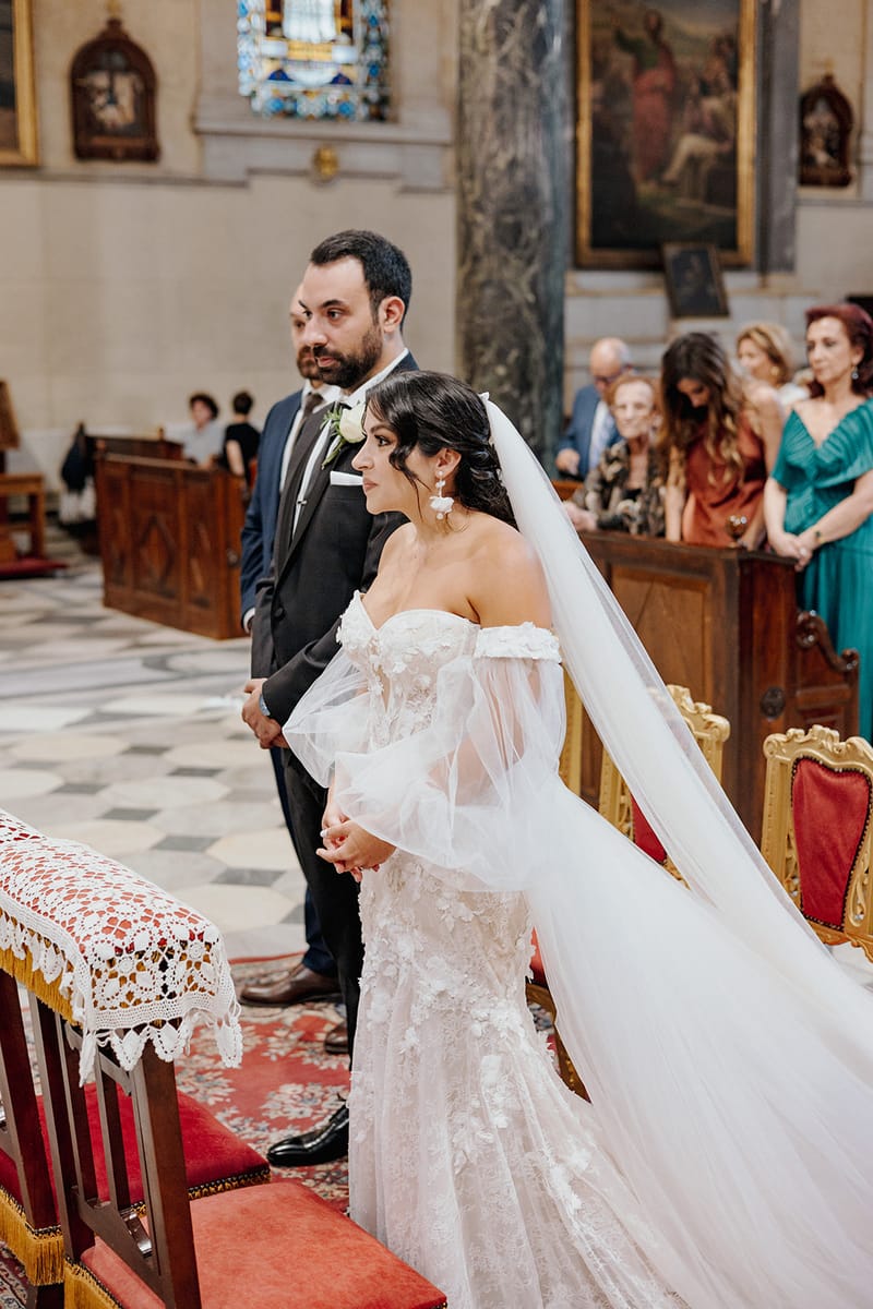 Ceremony at St Dennis Catholic Church Cathedral in Athens