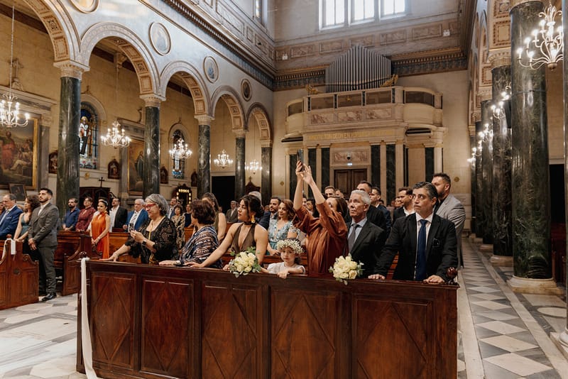 Ceremony at St Dennis Catholic Church Cathedral in Athens