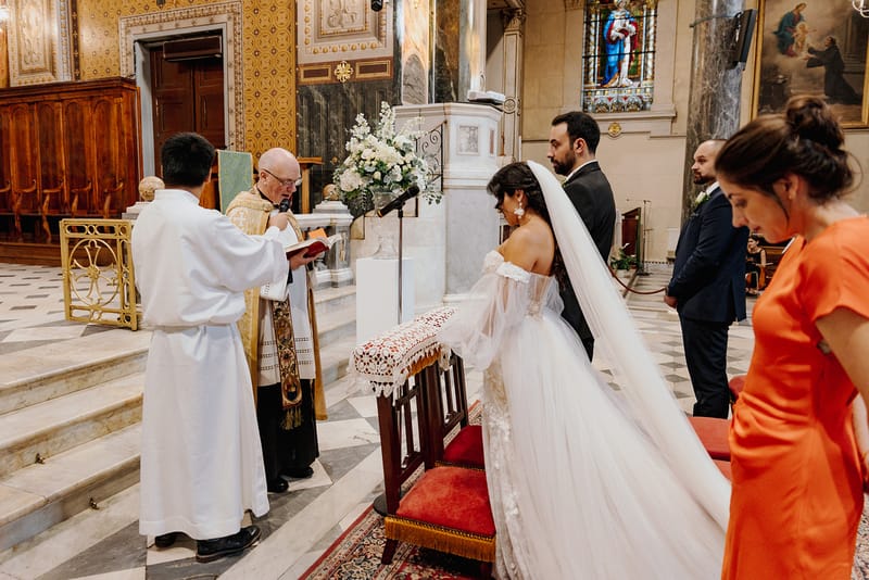 Ceremony at St Dennis Catholic Church Cathedral in Athens