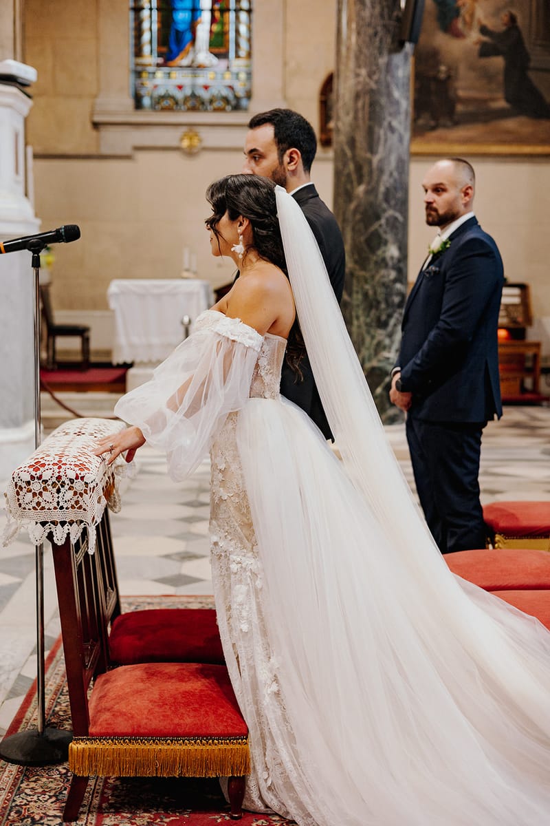Ceremony at St Dennis Catholic Church Cathedral in Athens