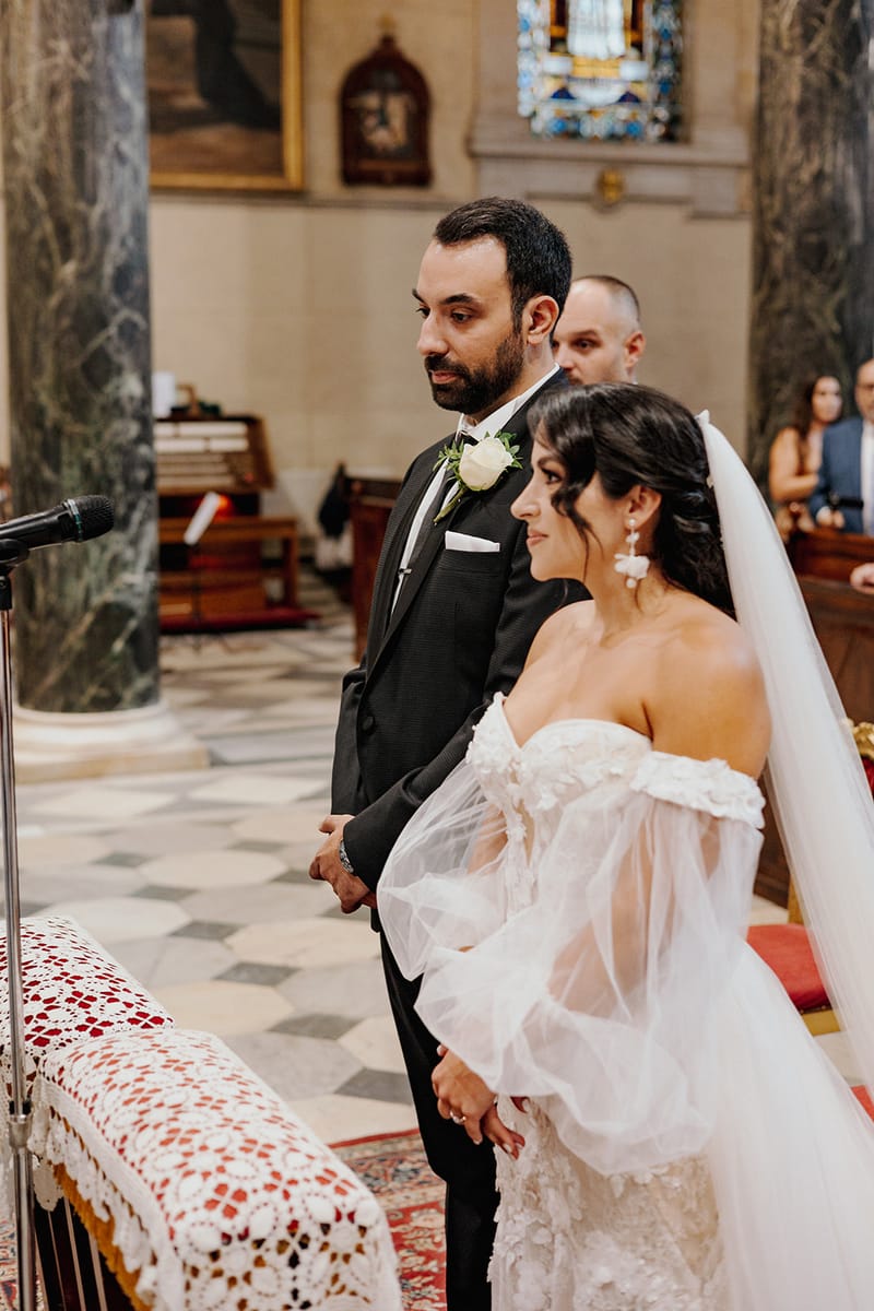 Ceremony at St Dennis Catholic Church Cathedral in Athens