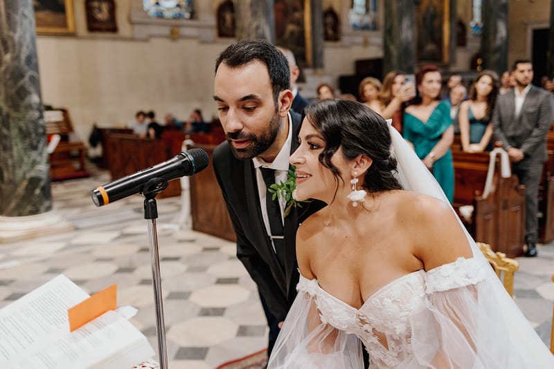 Ceremony at St Dennis Catholic Church Cathedral in Athens
