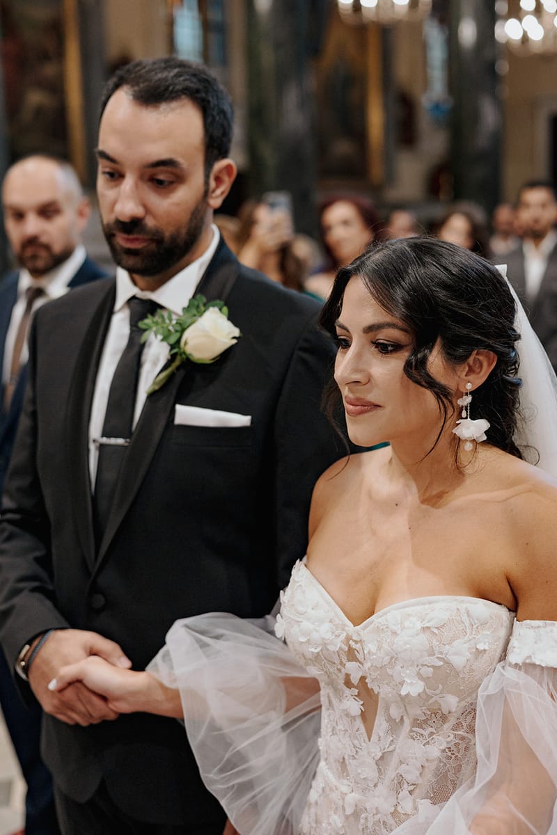 Ceremony at St Dennis Catholic Church Cathedral in Athens
