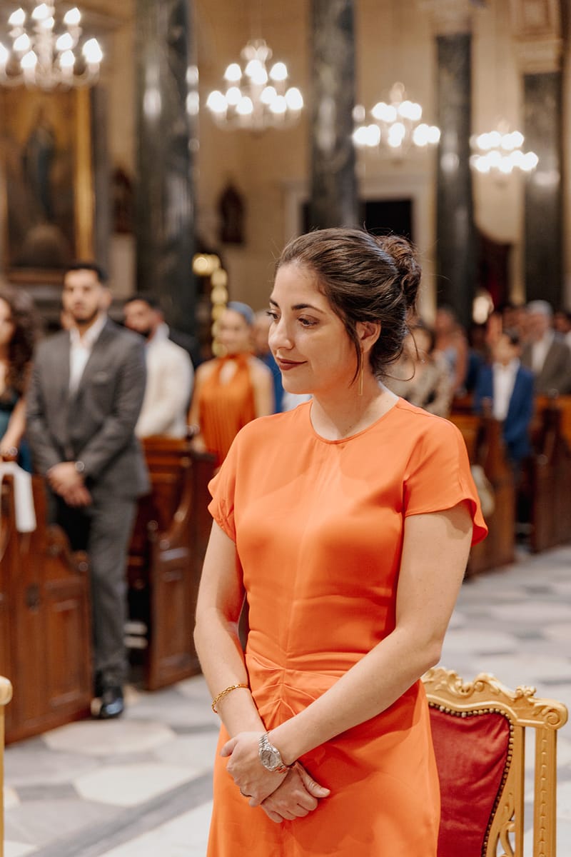 Ceremony at St Dennis Catholic Church Cathedral in Athens