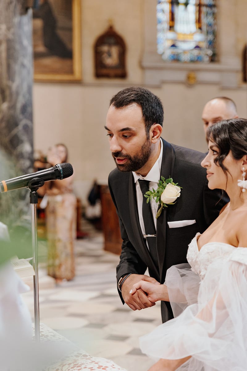 Ceremony at St Dennis Catholic Church Cathedral in Athens