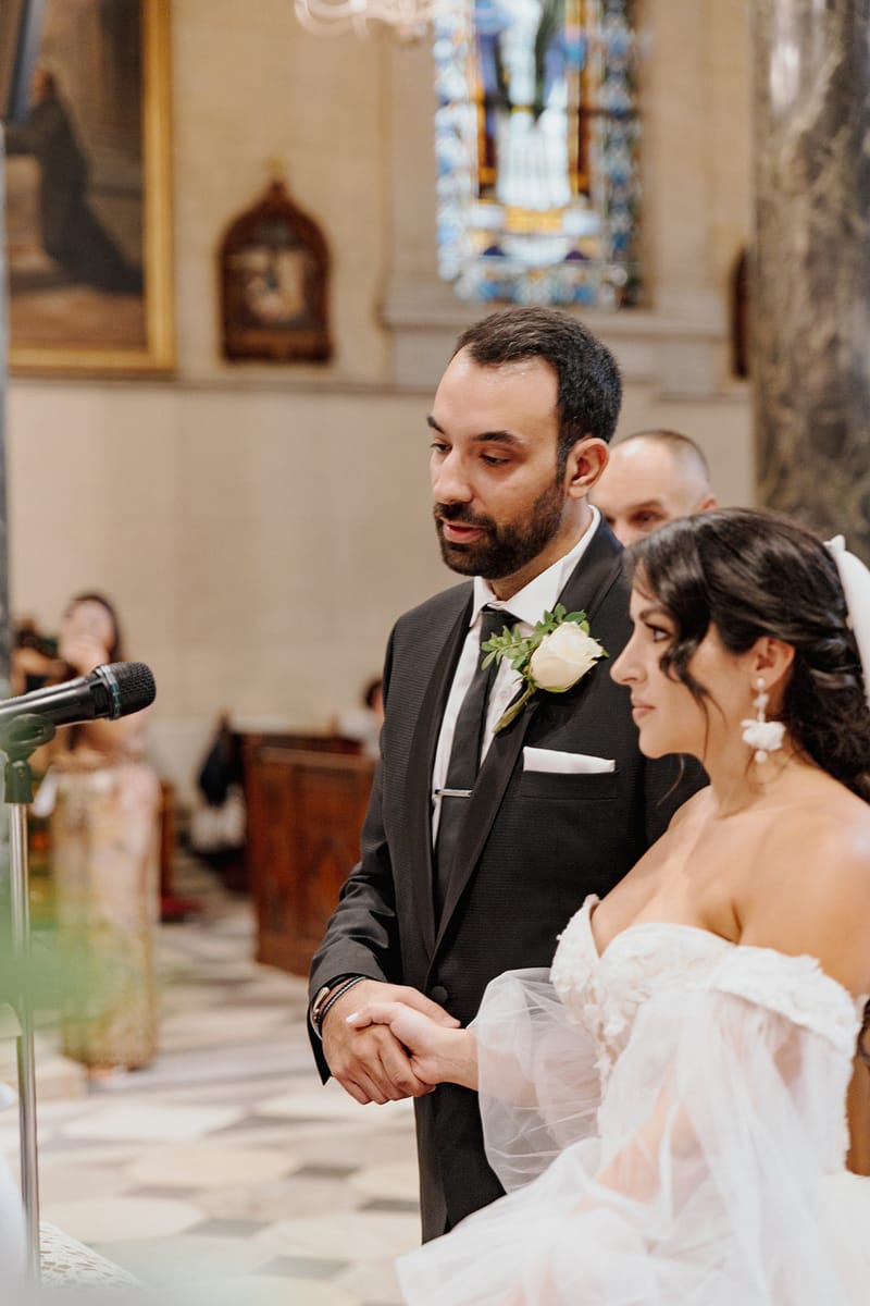 Ceremony at St Dennis Catholic Church Cathedral in Athens