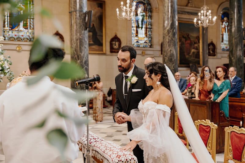 Ceremony at St Dennis Catholic Church Cathedral in Athens