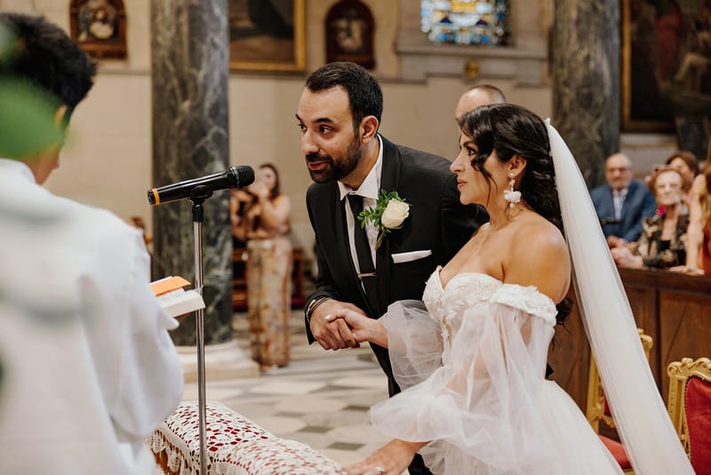 Ceremony at St Dennis Catholic Church Cathedral in Athens
