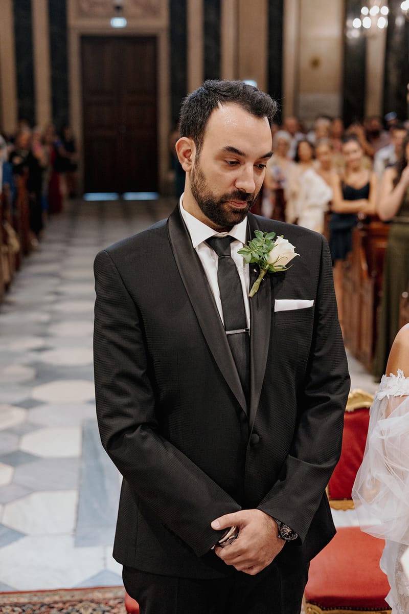 Ceremony at St Dennis Catholic Church Cathedral in Athens