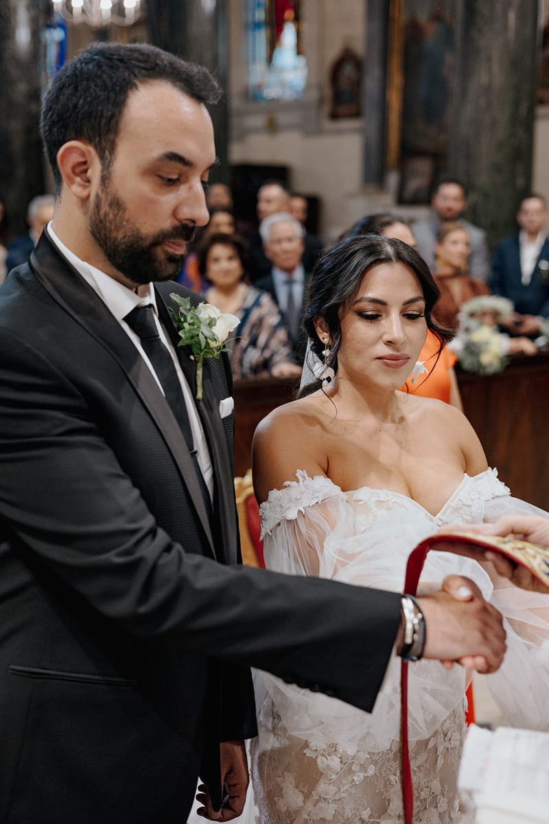 Ceremony at St Dennis Catholic Church Cathedral in Athens