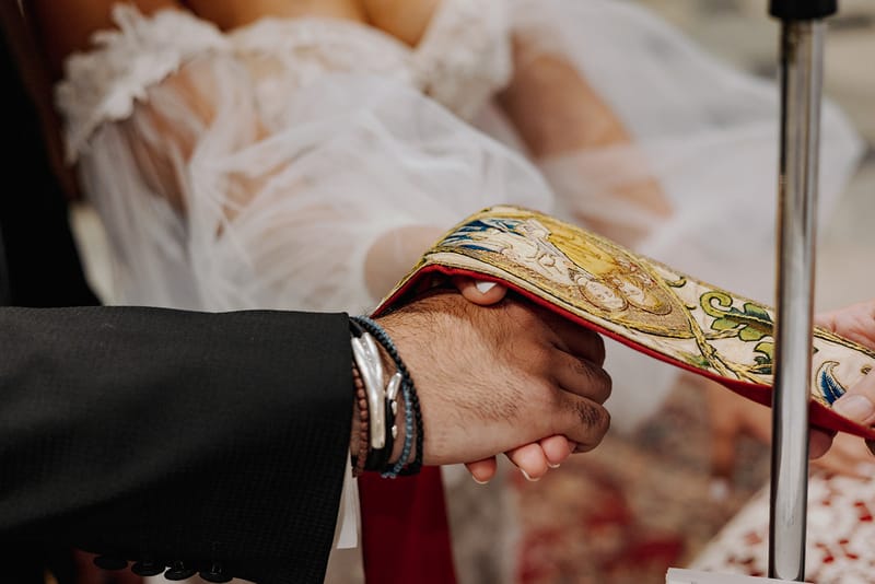 Ceremony at St Dennis Catholic Church Cathedral in Athens