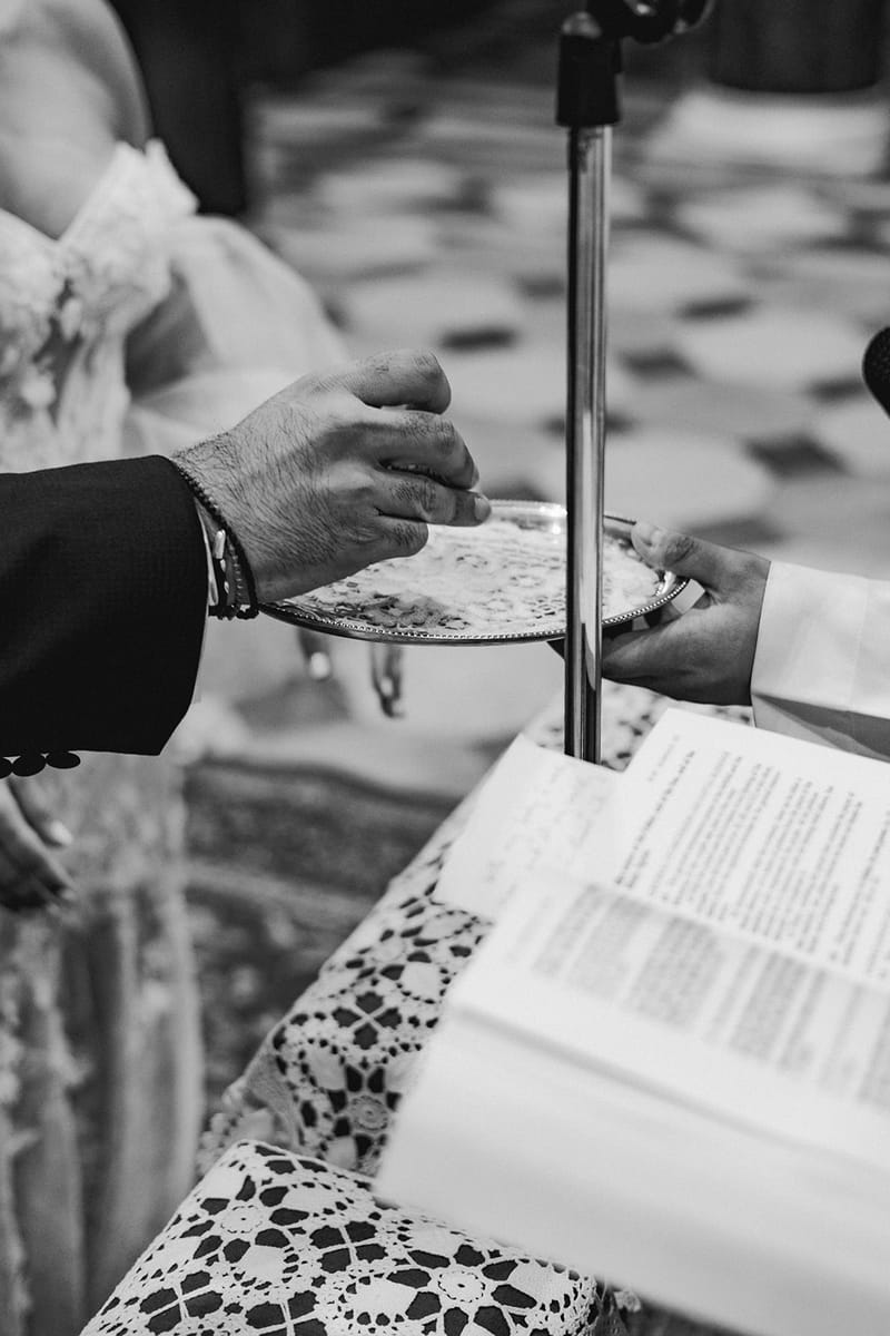 Ceremony at St Dennis Catholic Church Cathedral in Athens