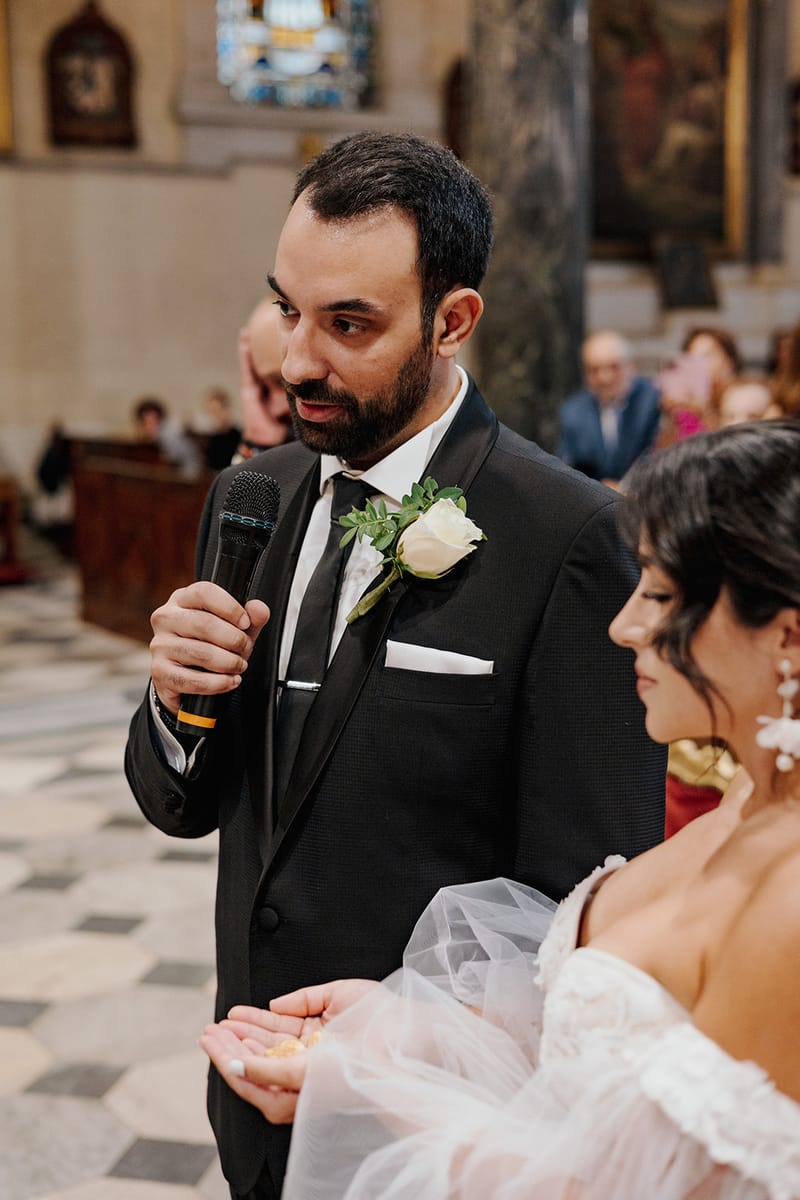 Ceremony at St Dennis Catholic Church Cathedral in Athens