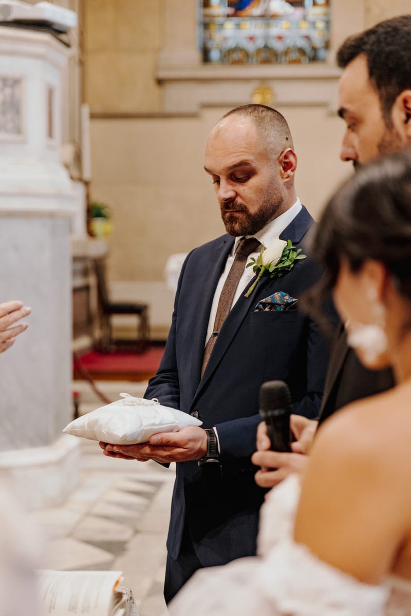 Ceremony at St Dennis Catholic Church Cathedral in Athens
