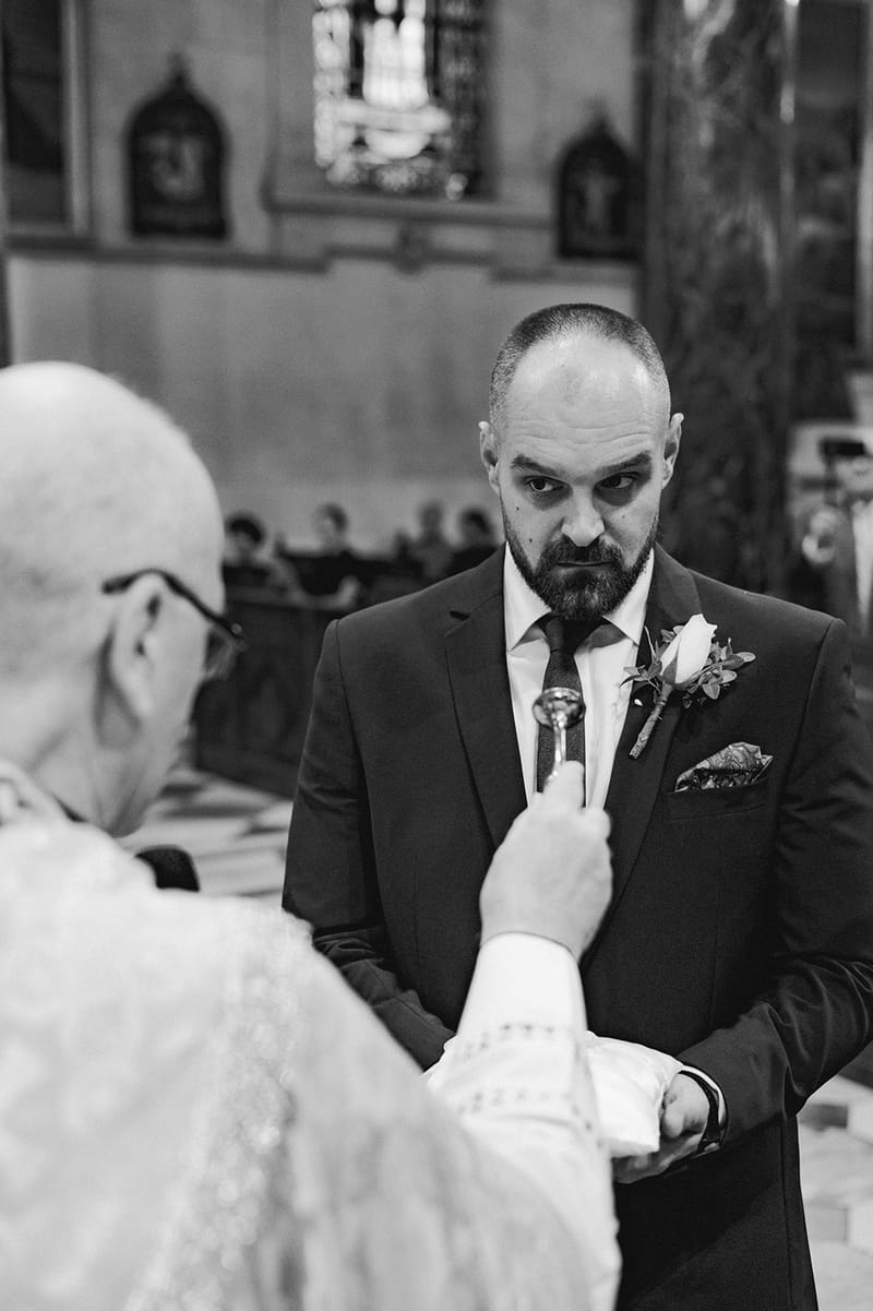 Ceremony at St Dennis Catholic Church Cathedral in Athens