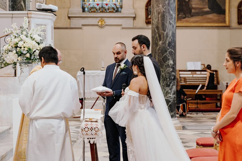 Ceremony at St Dennis Catholic Church Cathedral in Athens