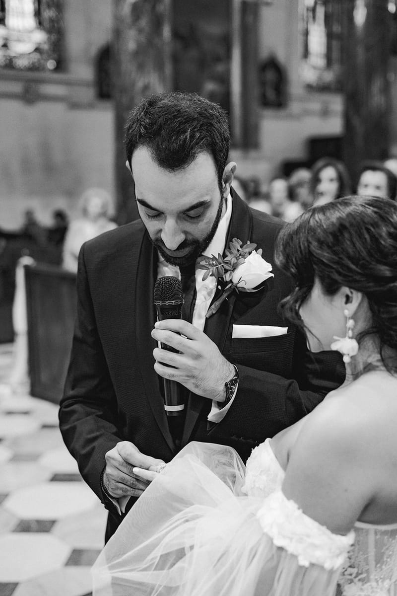 Ceremony at St Dennis Catholic Church Cathedral in Athens