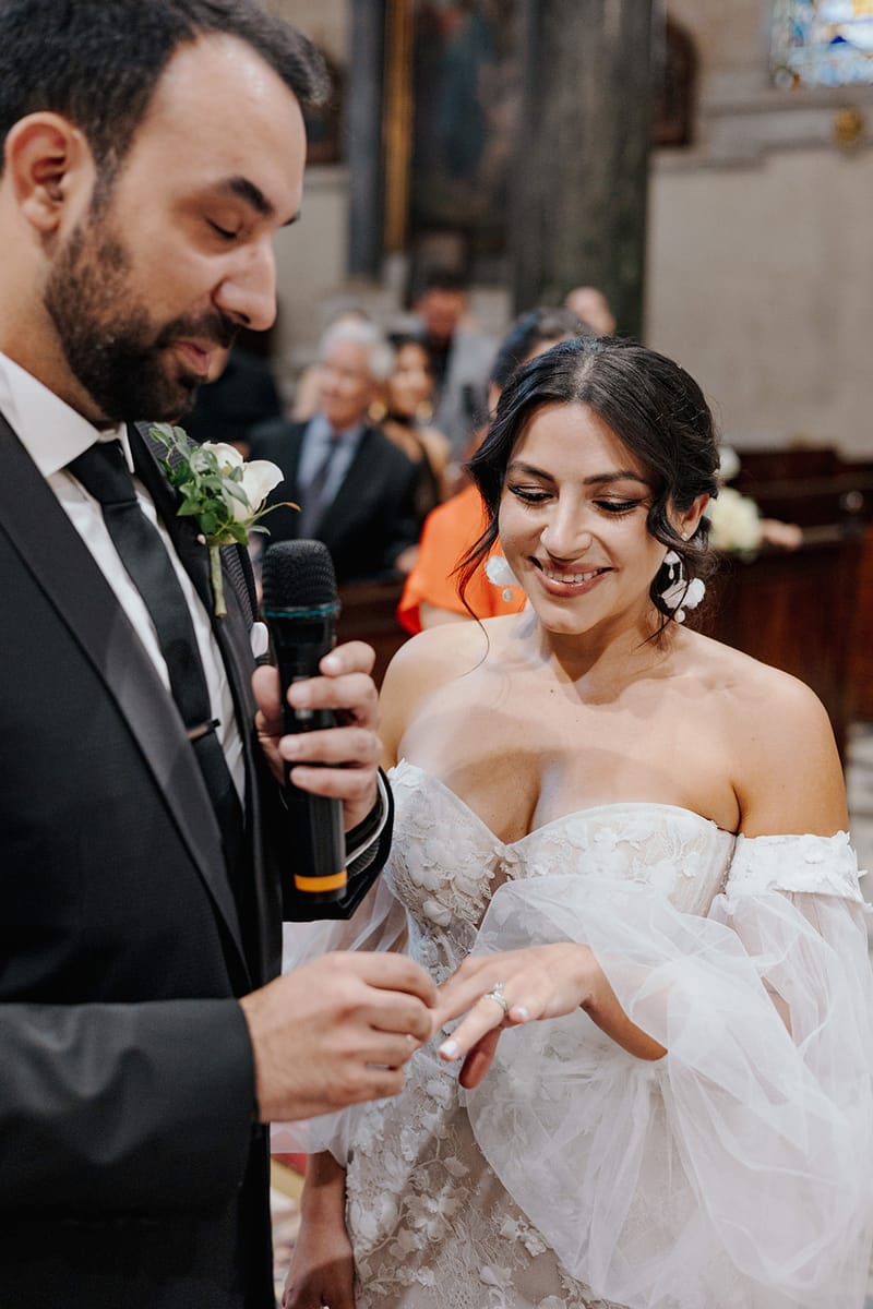 Ceremony at St Dennis Catholic Church Cathedral in Athens
