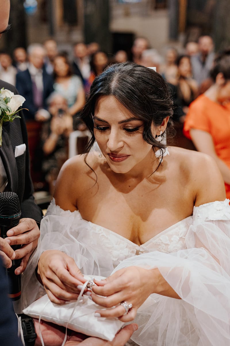 Ceremony at St Dennis Catholic Church Cathedral in Athens