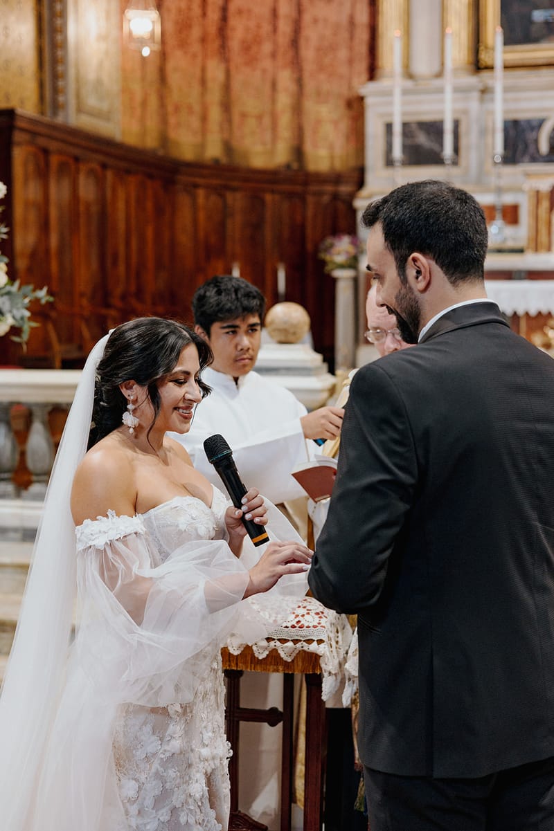 Ceremony at St Dennis Catholic Church Cathedral in Athens