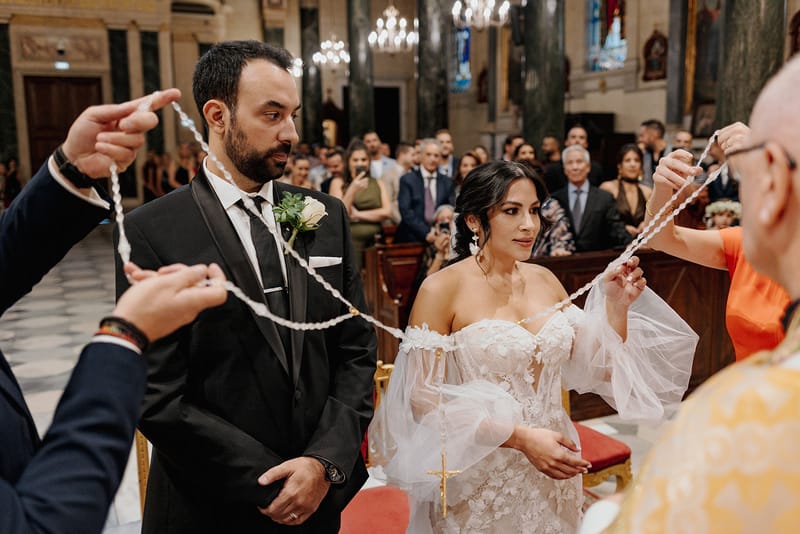 Ceremony at St Dennis Catholic Church Cathedral in Athens