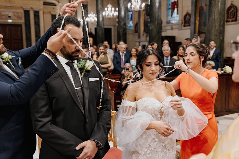 Ceremony at St Dennis Catholic Church Cathedral in Athens
