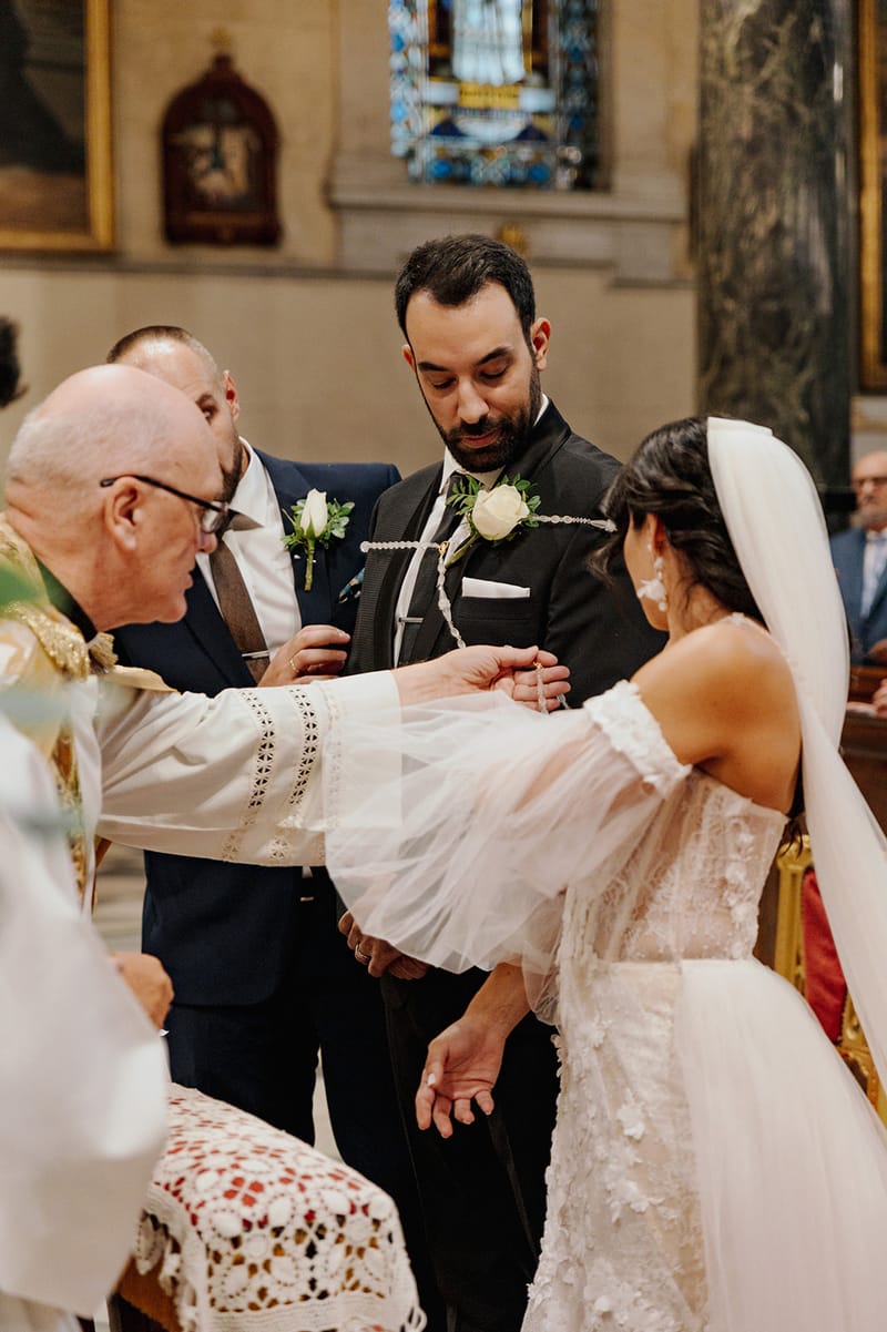 Ceremony at St Dennis Catholic Church Cathedral in Athens