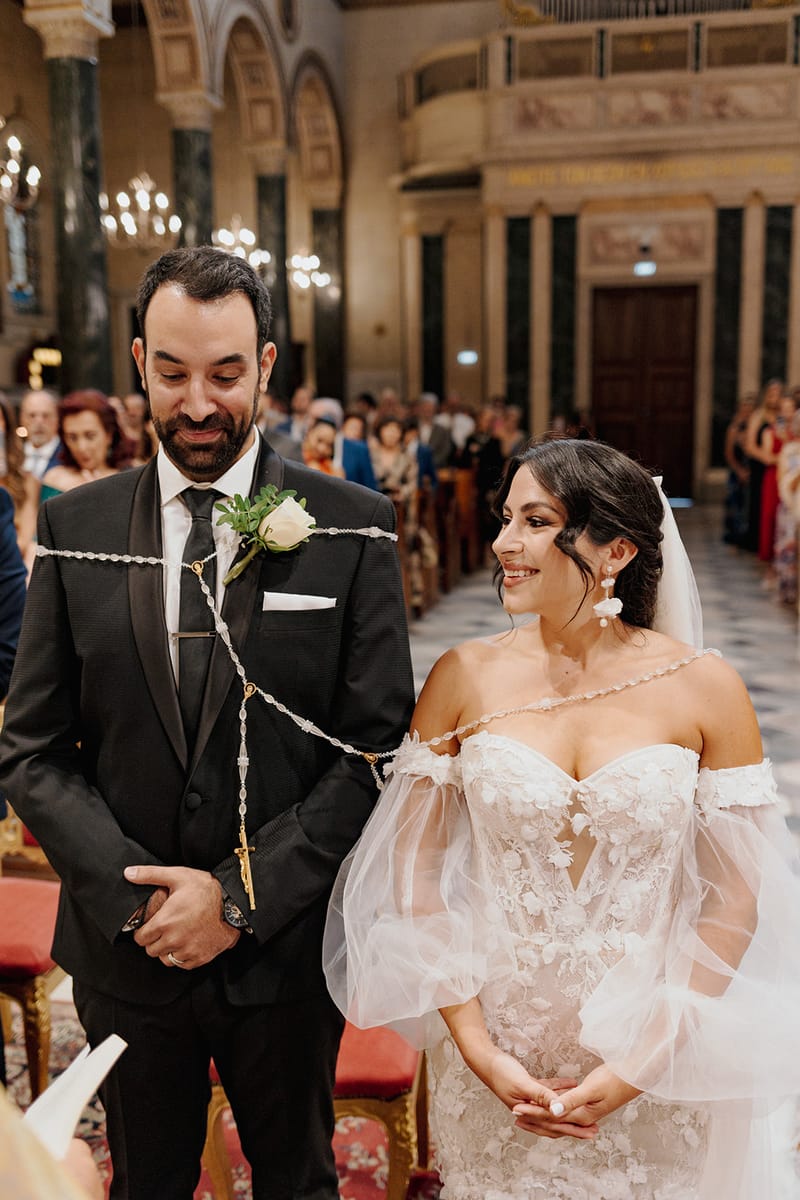 Ceremony at St Dennis Catholic Church Cathedral in Athens