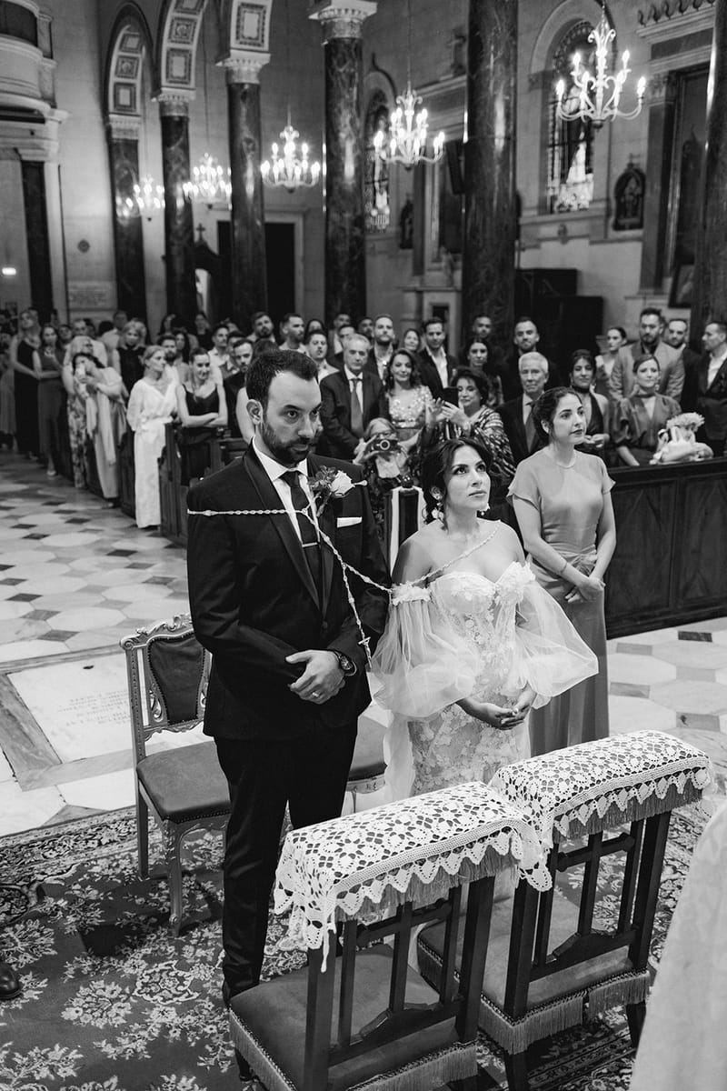 Ceremony at St Dennis Catholic Church Cathedral in Athens