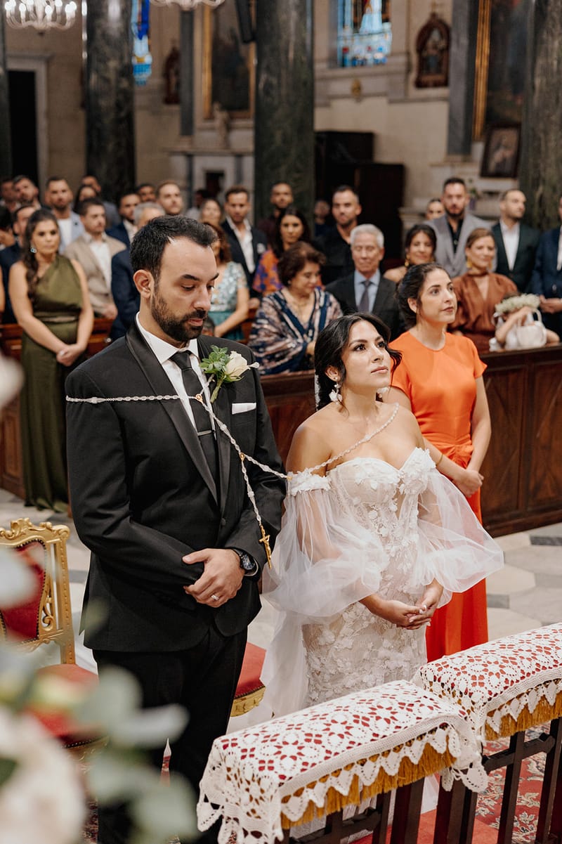 Ceremony at St Dennis Catholic Church Cathedral in Athens