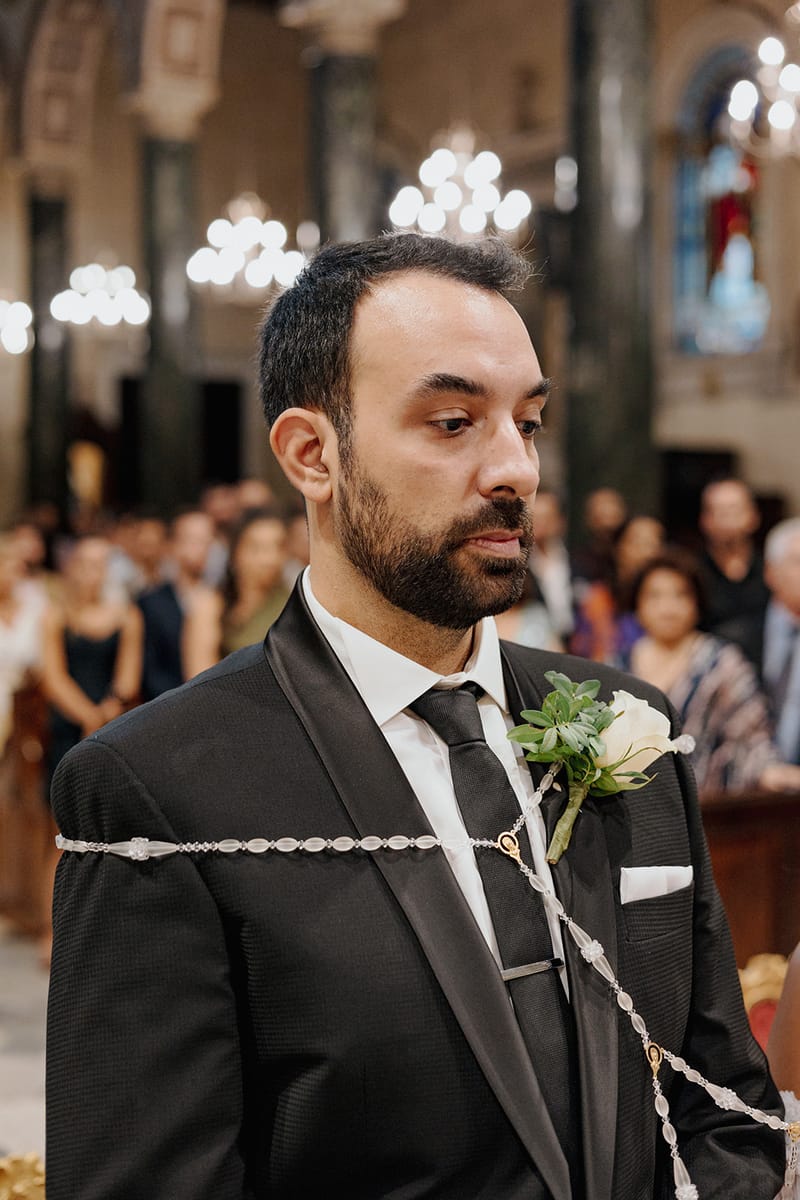 Ceremony at St Dennis Catholic Church Cathedral in Athens