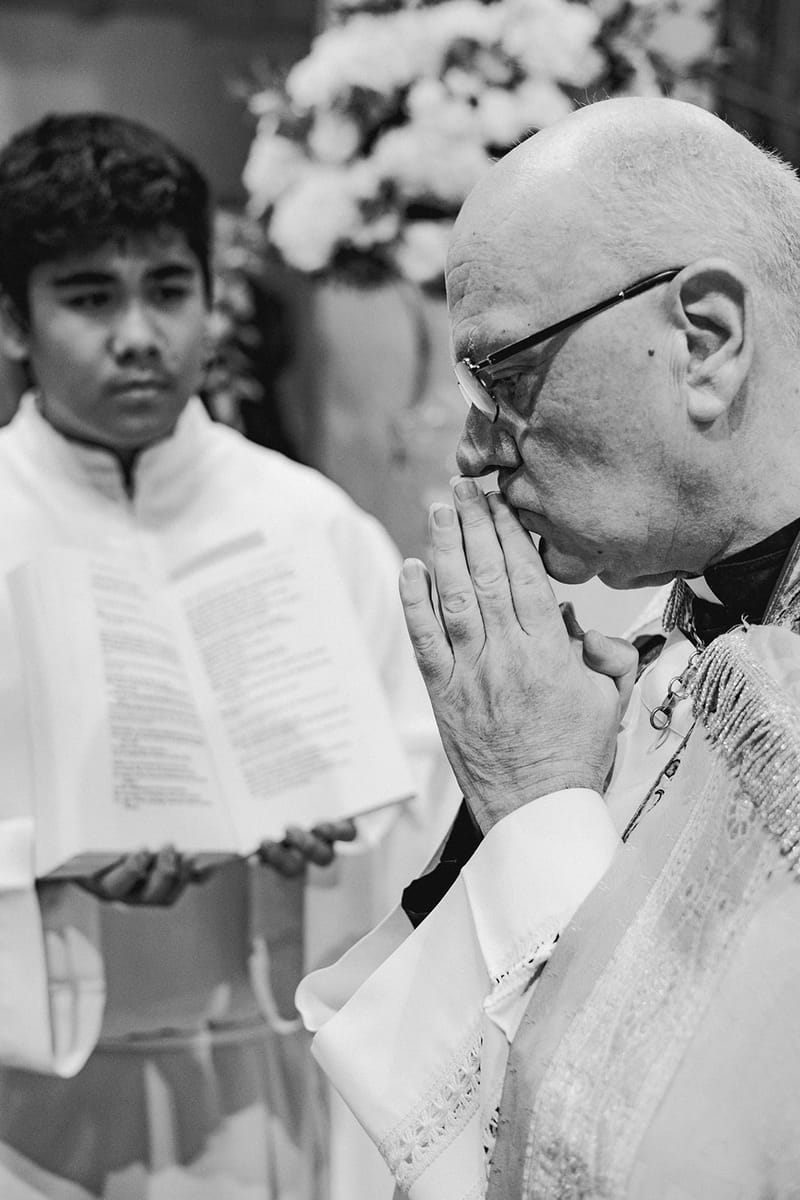 Ceremony at St Dennis Catholic Church Cathedral in Athens