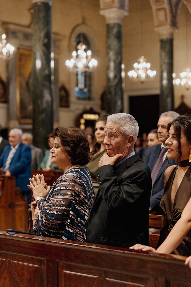 Ceremony at St Dennis Catholic Church Cathedral in Athens