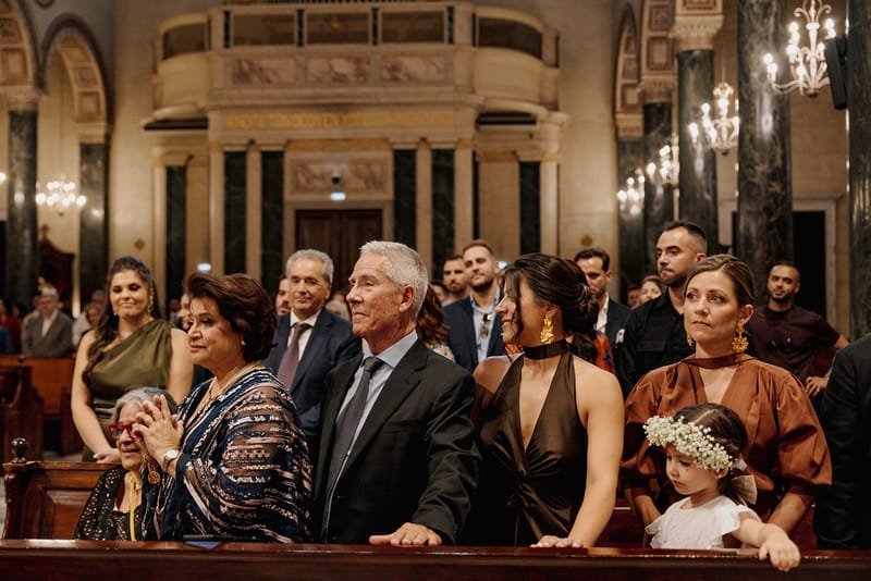 Ceremony at St Dennis Catholic Church Cathedral in Athens