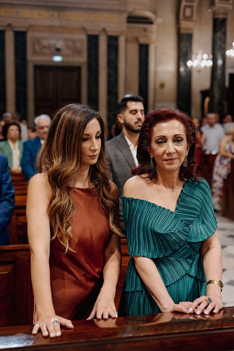 Ceremony at St Dennis Catholic Church Cathedral in Athens
