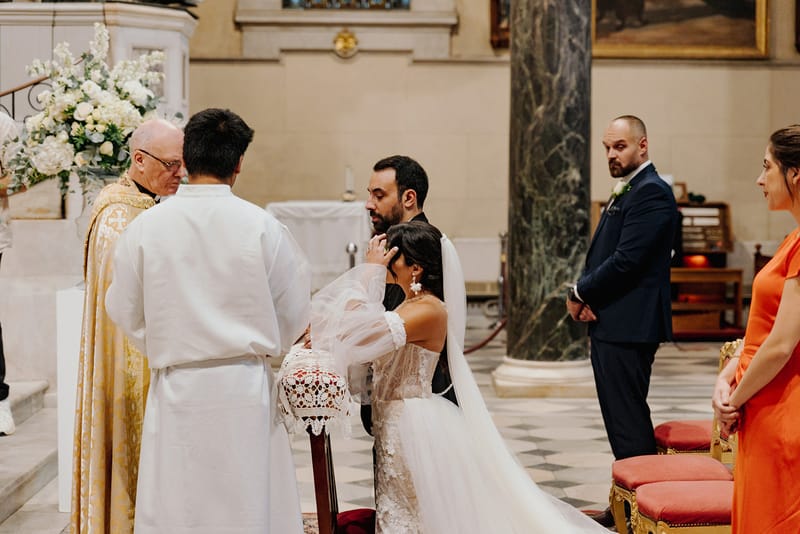 Ceremony at St Dennis Catholic Church Cathedral in Athens