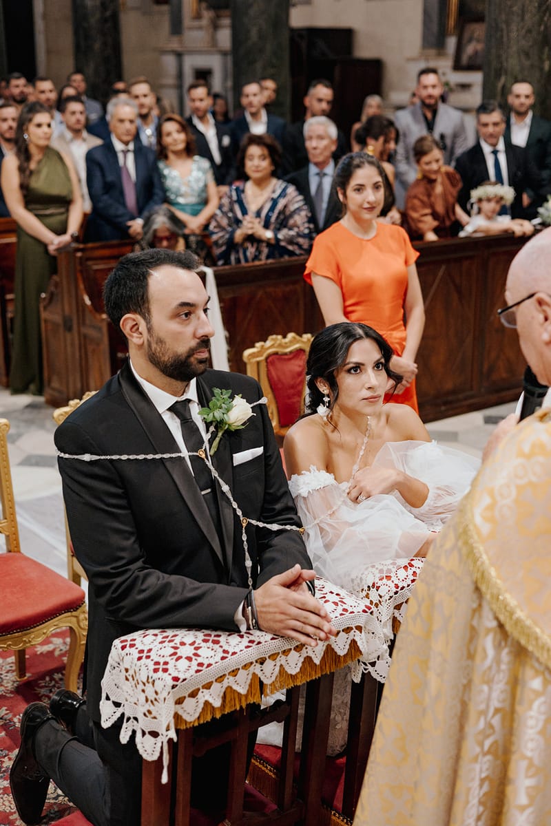 Ceremony at St Dennis Catholic Church Cathedral in Athens