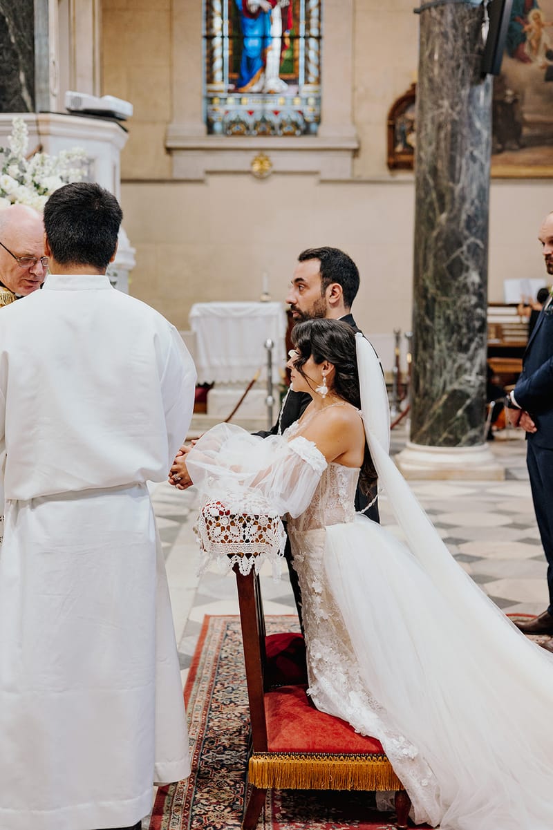 Ceremony at St Dennis Catholic Church Cathedral in Athens