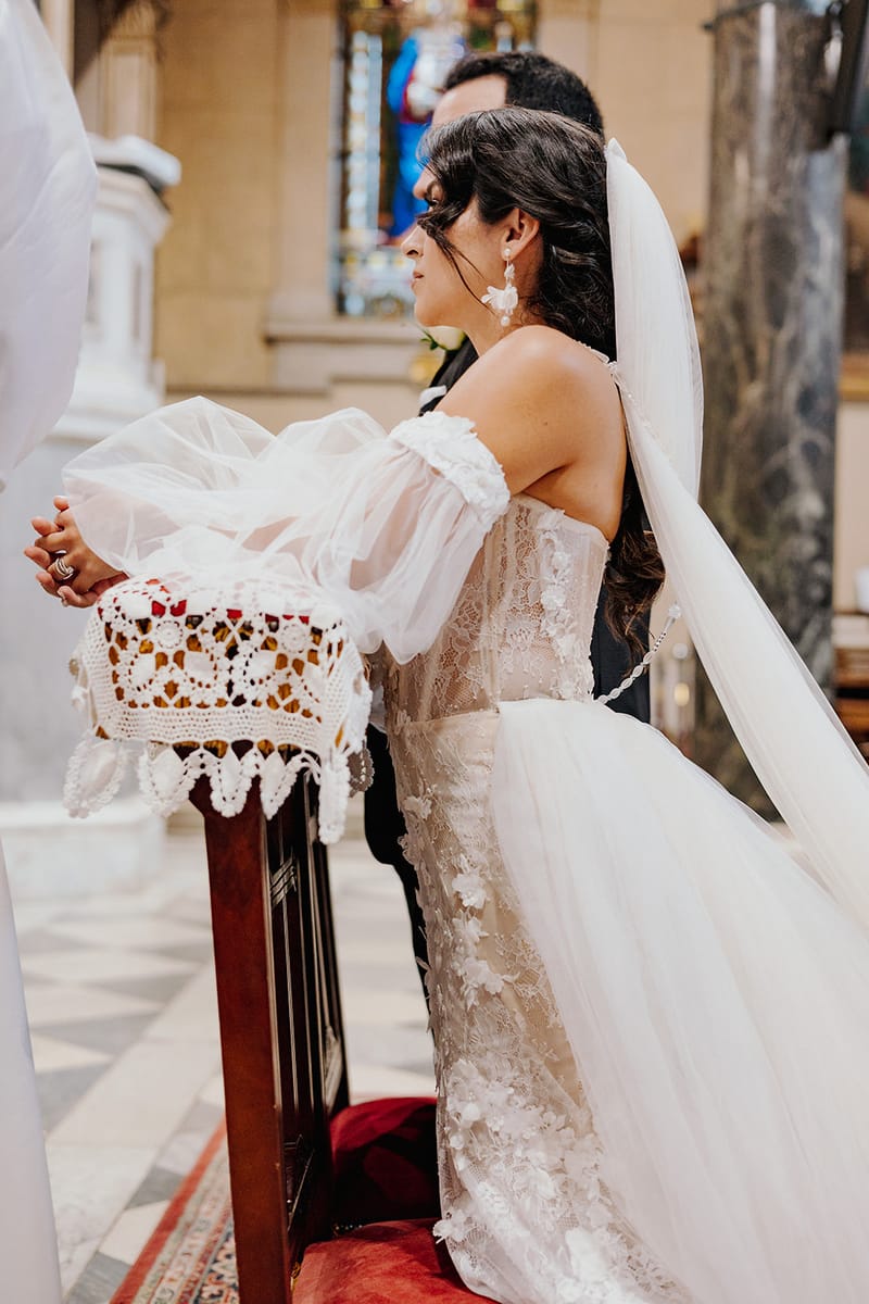 Ceremony at St Dennis Catholic Church Cathedral in Athens