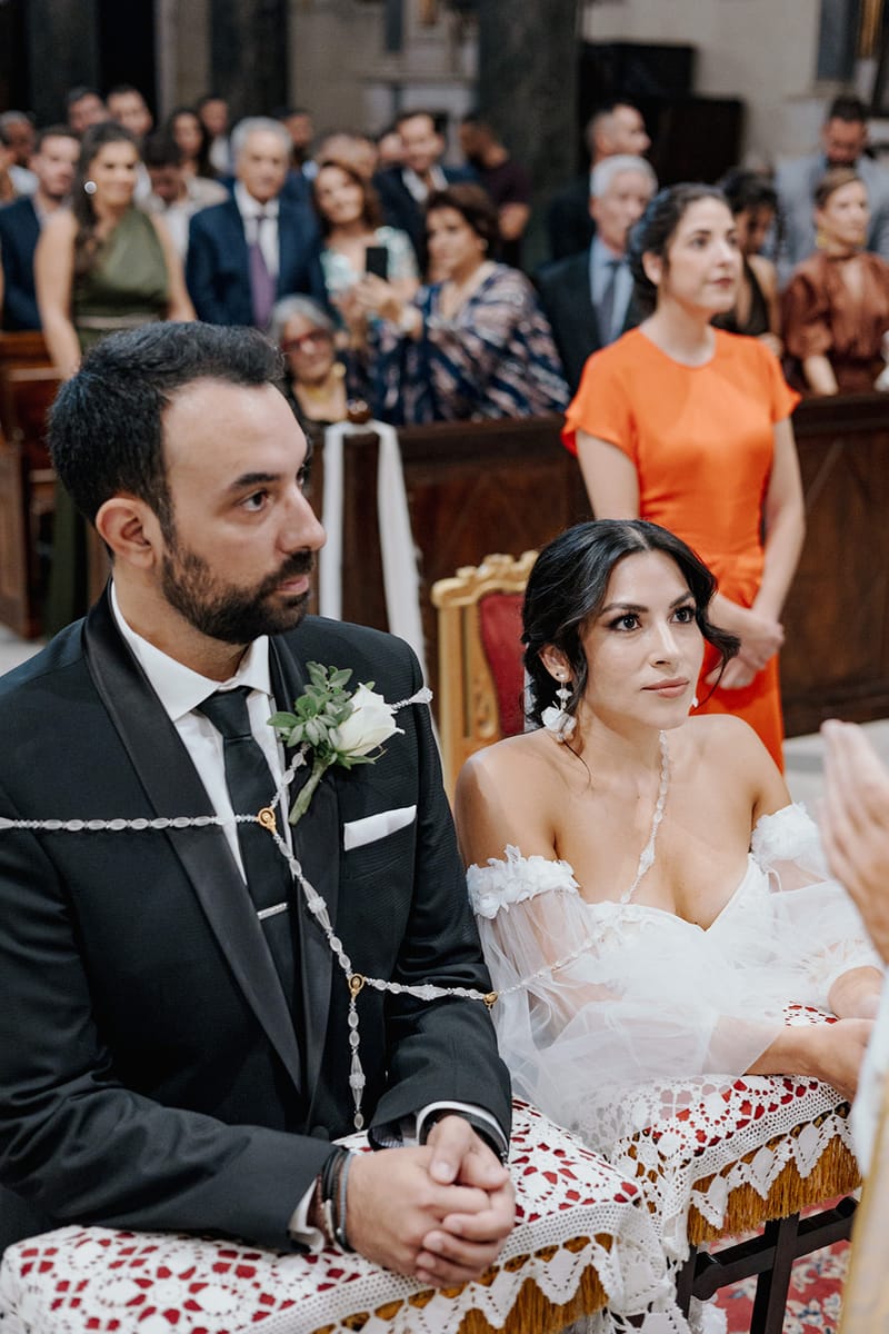 Ceremony at St Dennis Catholic Church Cathedral in Athens