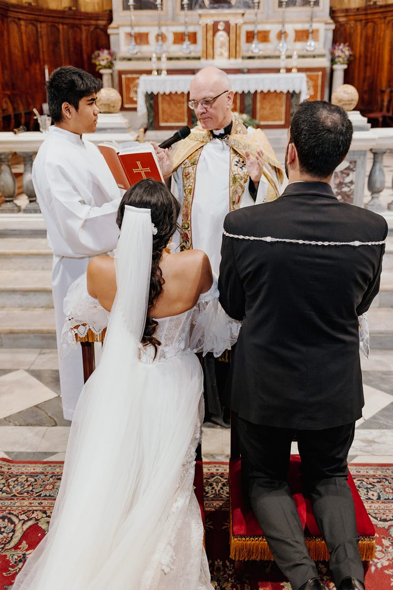 Ceremony at St Dennis Catholic Church Cathedral in Athens