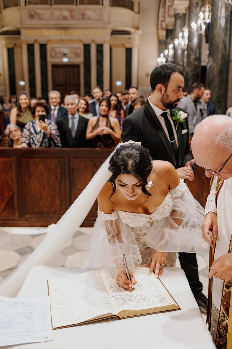 Ceremony at St Dennis Catholic Church Cathedral in Athens