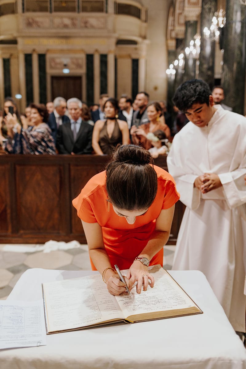 Ceremony at St Dennis Catholic Church Cathedral in Athens